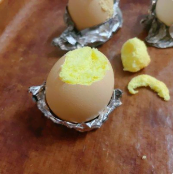 可愛(ài)軟萌的蛋殼小蛋糕，健康有營(yíng)養(yǎng)，小朋友很愛(ài)吃